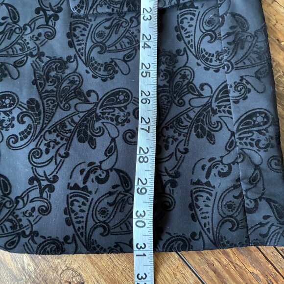 INC Black Paisley Slim-Fit Blazer XL - Formal, Party, Holiday, Wedding, Evening - Picture 9 of 9